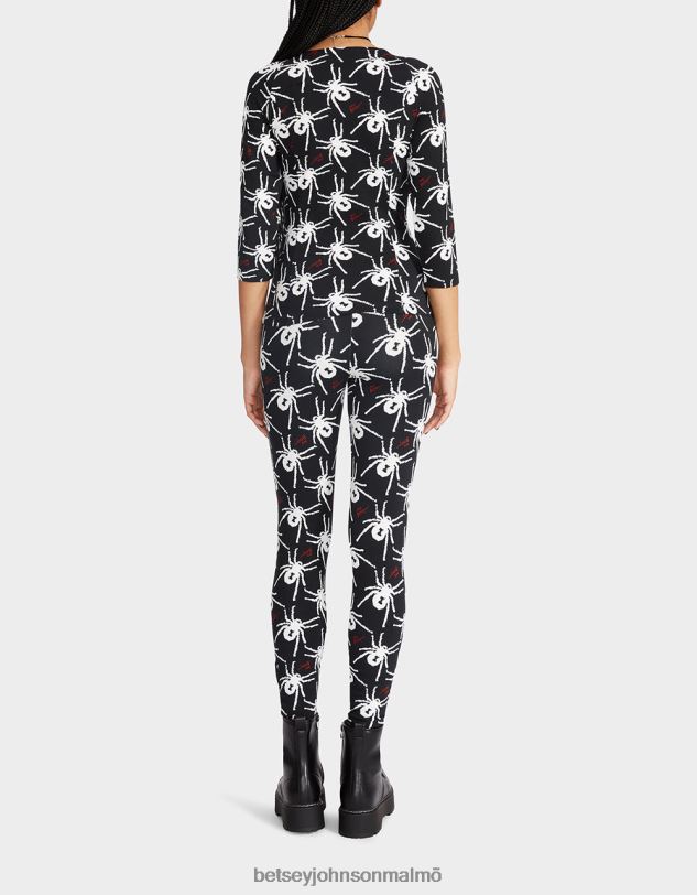 se Betsey Johnson kvinnor 80:e bash korsett raglan topp svart vit Kläder 0V8BT305