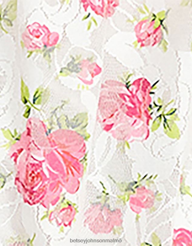se Betsey Johnson kvinnor blommig overload maxiklänning vit Kläder 0V8BT274