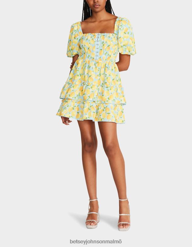 se Betsey Johnson kvinnor haley miniklänning blå Kläder 0V8BT283