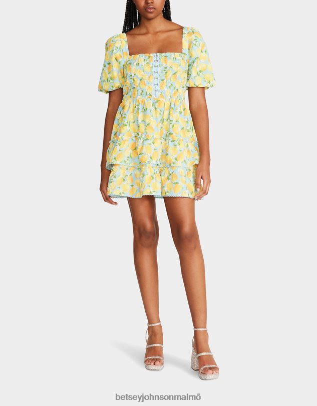 se Betsey Johnson kvinnor haley miniklänning blå Kläder 0V8BT283