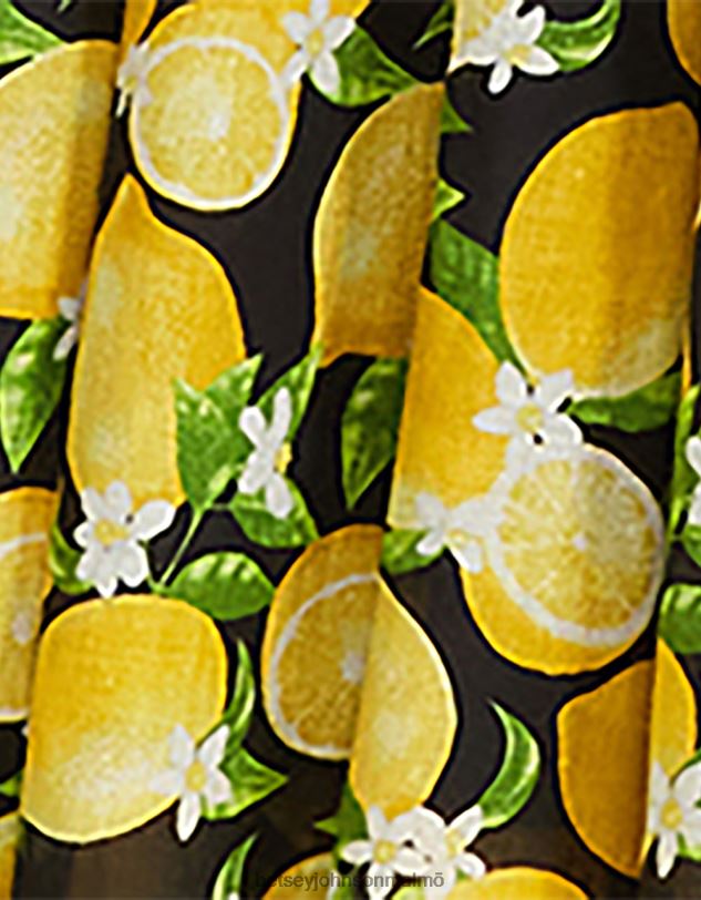 se Betsey Johnson kvinnor la la citroner maxiklänning svart Kläder 0V8BT264