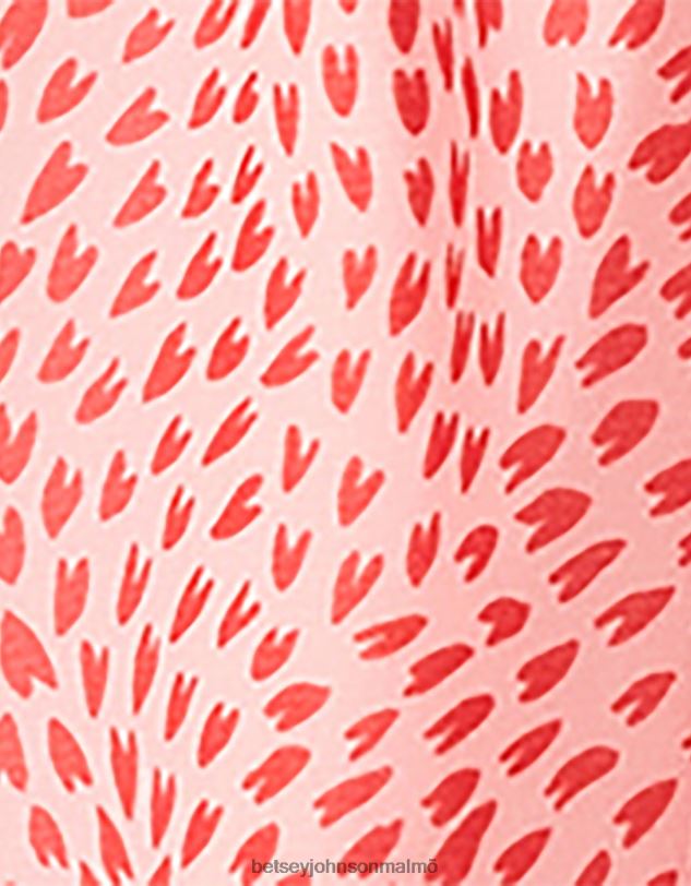 se Betsey Johnson kvinnor queen of hearts miniklänning i chiffong rosa Kläder 0V8BT293