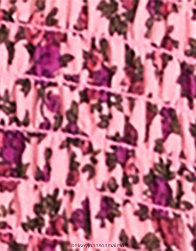 se Betsey Johnson kvinnor vintage ditsy blommig axelbandslös miniklänning rosa Kläder 0V8BT294