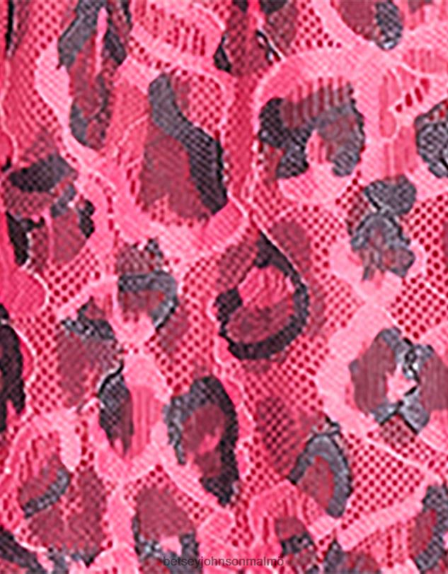 se Betsey Johnson kvinnor wild n out stretch spets korsett midi hot rosa Kläder 0V8BT276