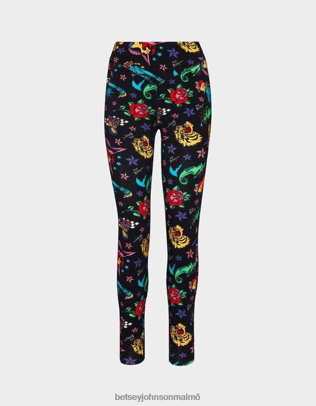 se Betsey Johnson kvinnor 80:e bash andra hudleggingstatuering tatuering pri Kläder 0V8BT287