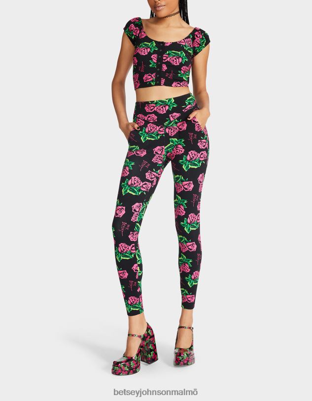 se Betsey Johnson kvinnor 80th bash second skin leggings reste sig Kläder 0V8BT306