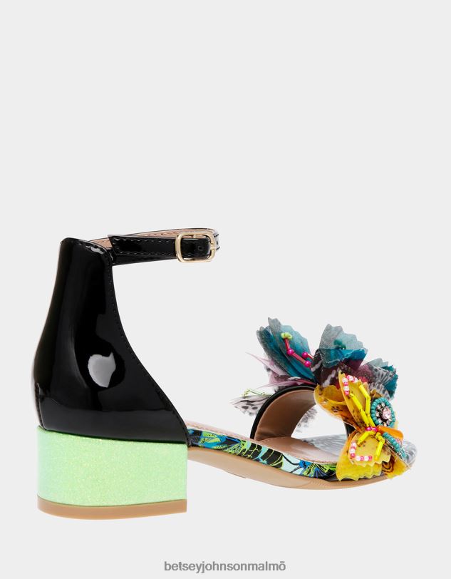 se Betsey Johnson barn pipig svart multi skor 0V8BT103