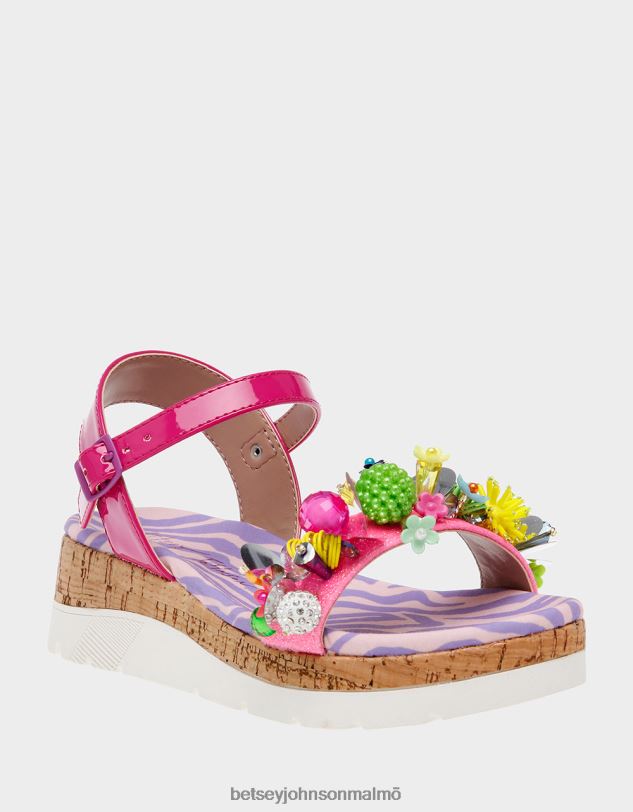 se Betsey Johnson barn frank rosa multi skor 0V8BT164