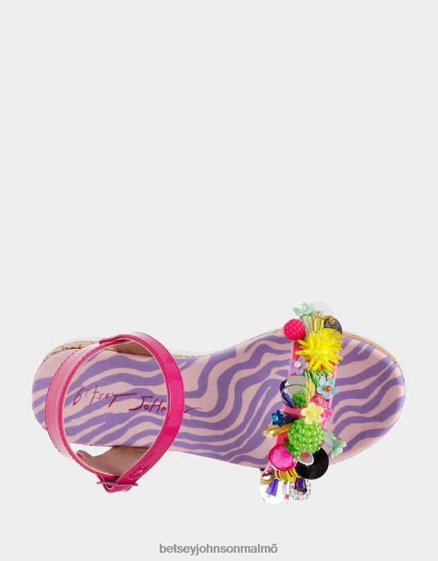 se Betsey Johnson barn frank rosa multi skor 0V8BT164