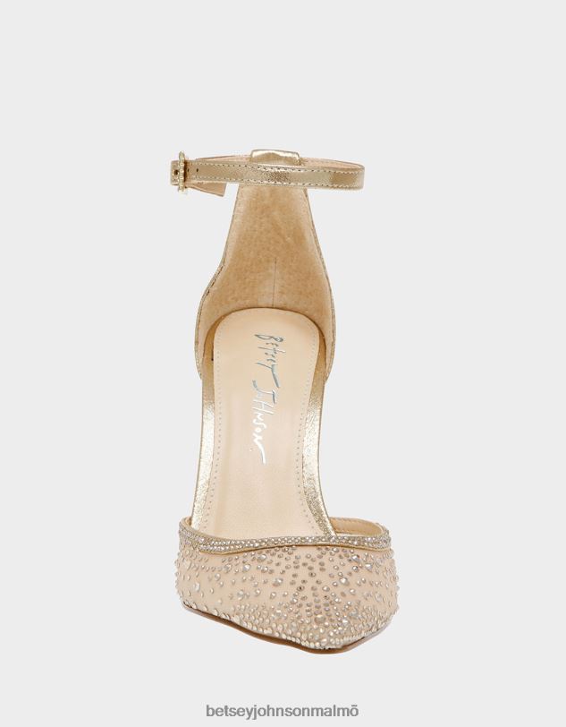 se Betsey Johnson kvinnor altfiol dammigt guld skor 0V8BT108