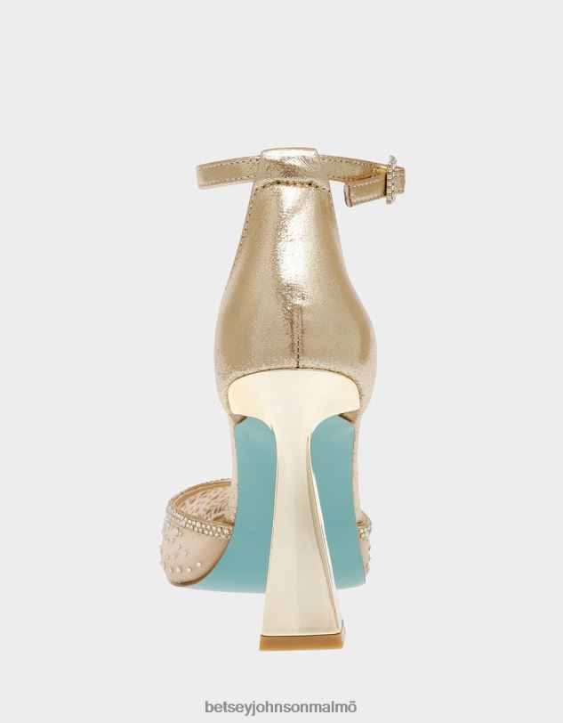 se Betsey Johnson kvinnor altfiol dammigt guld skor 0V8BT108