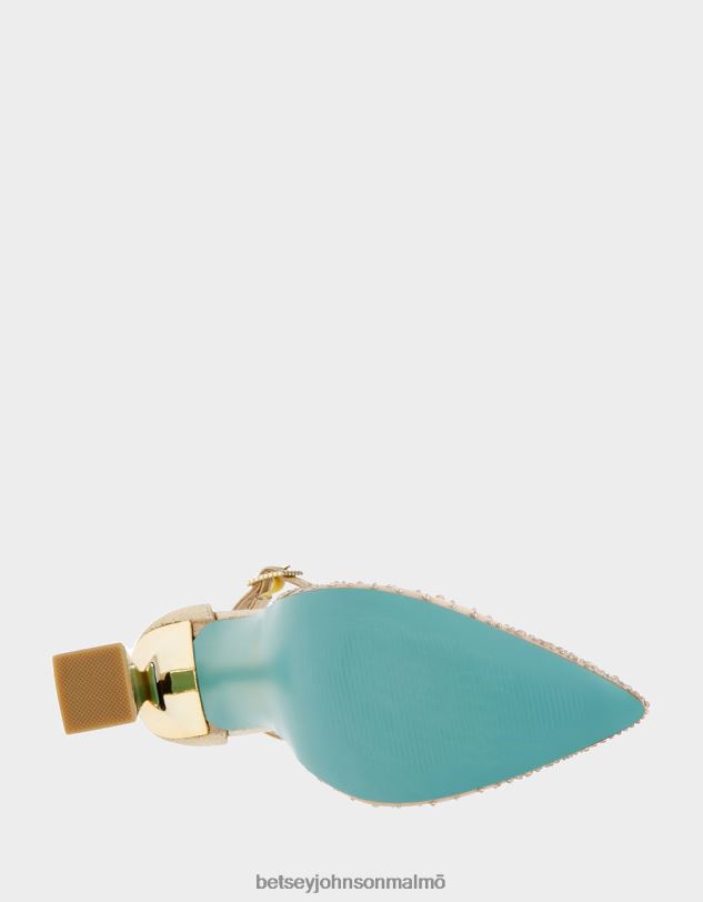 se Betsey Johnson kvinnor altfiol dammigt guld skor 0V8BT108