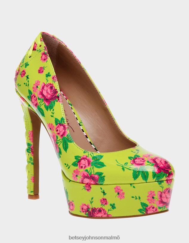 se Betsey Johnson kvinnor bonnee citron skor 0V8BT122