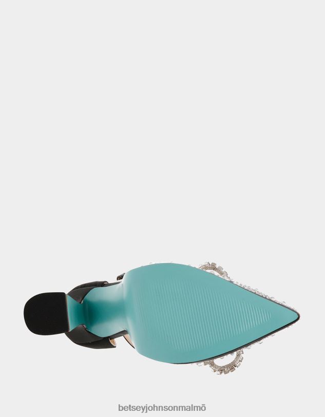 se Betsey Johnson kvinnor cher svart satin skor 0V8BT85