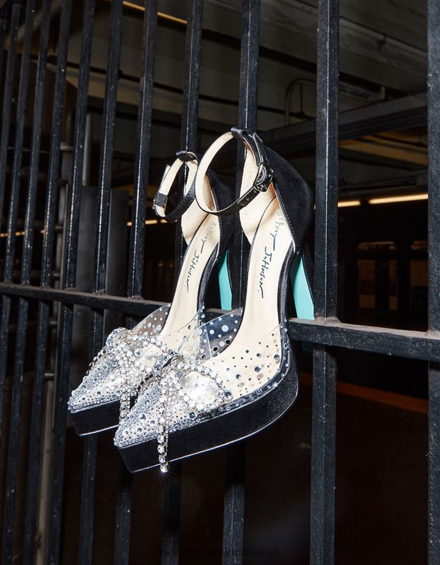 se Betsey Johnson kvinnor cher svart satin skor 0V8BT85