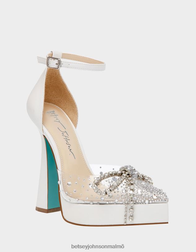 se Betsey Johnson kvinnor cher vit skor 0V8BT83
