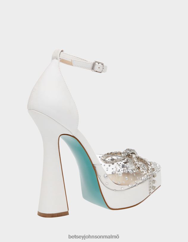 se Betsey Johnson kvinnor cher vit skor 0V8BT83