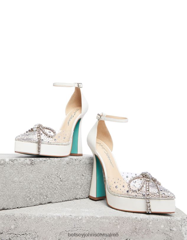 se Betsey Johnson kvinnor cher vit skor 0V8BT83
