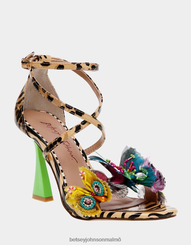 se Betsey Johnson kvinnor everlee leopard multi skor 0V8BT76