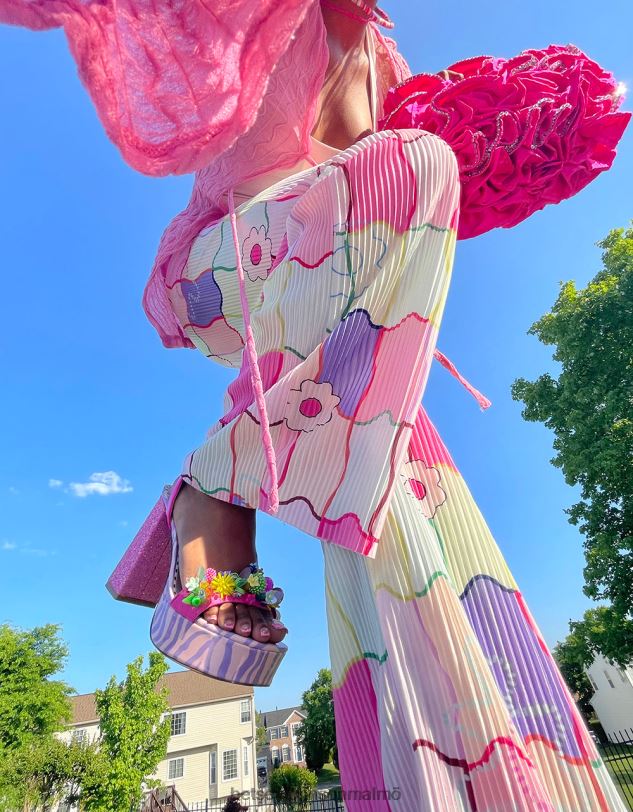 se Betsey Johnson kvinnor jorden rosa multi skor 0V8BT82