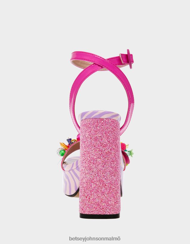 se Betsey Johnson kvinnor jorden rosa multi skor 0V8BT82