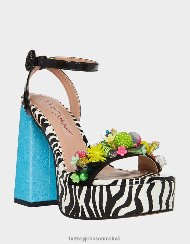 se Betsey Johnson kvinnor jorden svart multi skor 0V8BT104