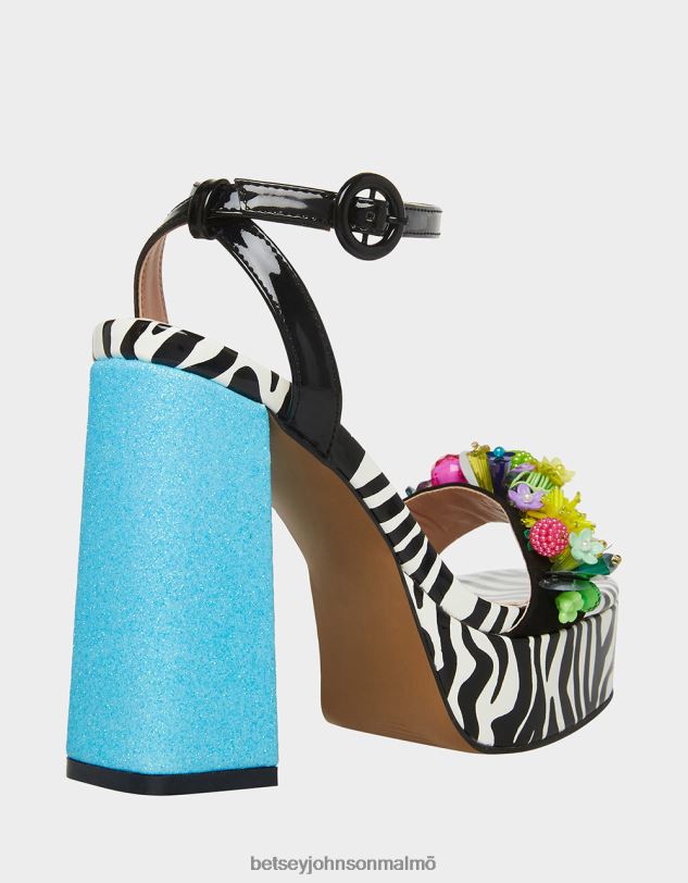 se Betsey Johnson kvinnor jorden svart multi skor 0V8BT104