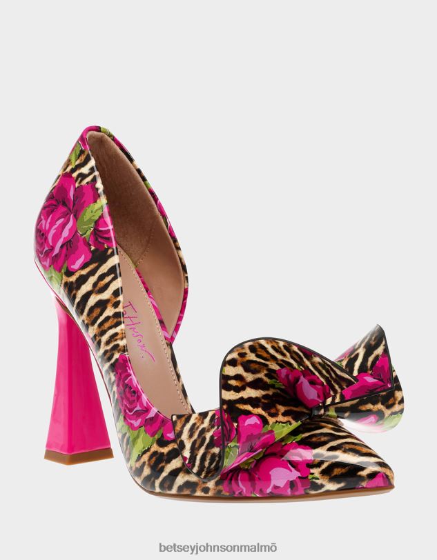 se Betsey Johnson kvinnor nobble-s leopard multi skor 0V8BT87