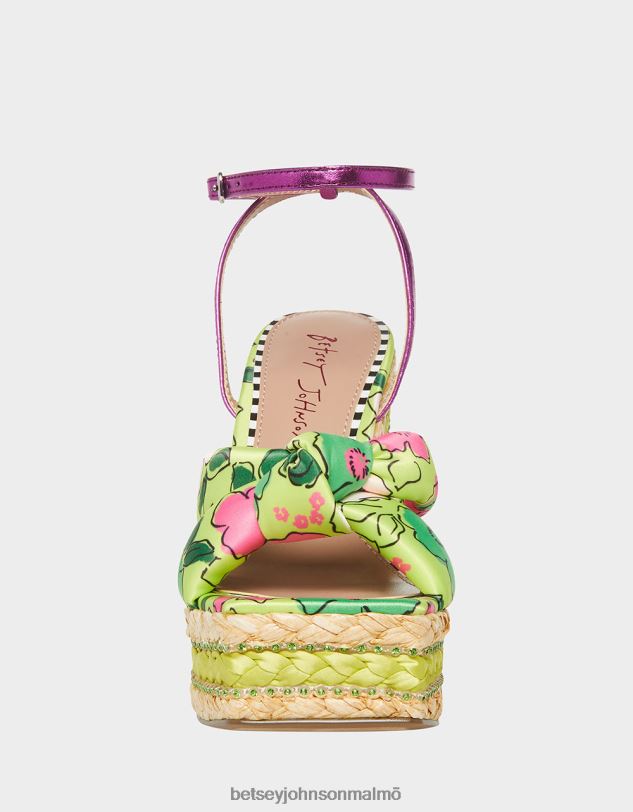 se Betsey Johnson kvinnor pensé gul multi skor 0V8BT153