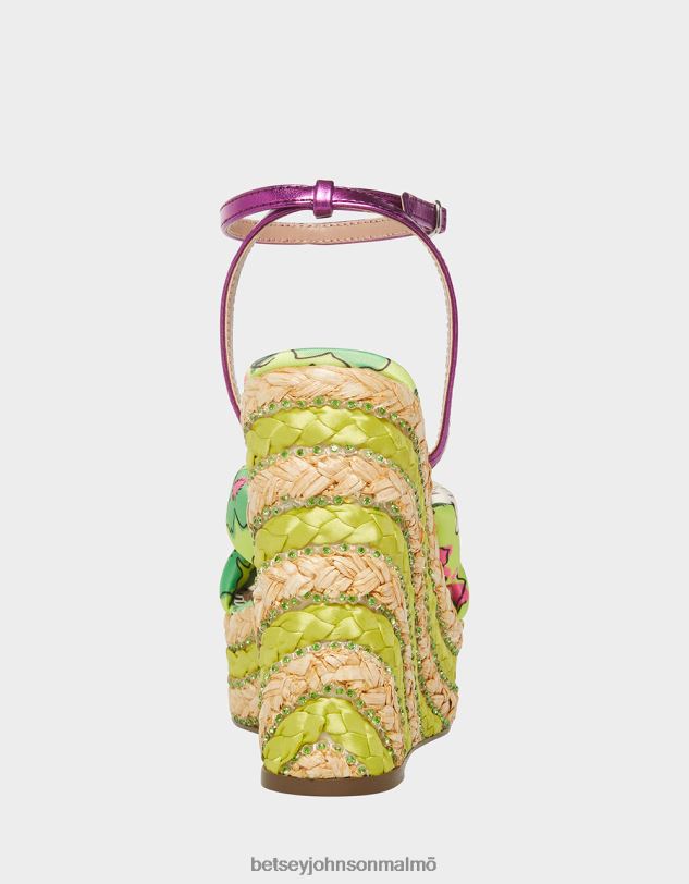 se Betsey Johnson kvinnor pensé gul multi skor 0V8BT153