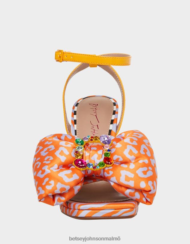 se Betsey Johnson kvinnor pollie orange multi skor 0V8BT55