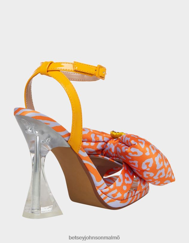 se Betsey Johnson kvinnor pollie orange multi skor 0V8BT55