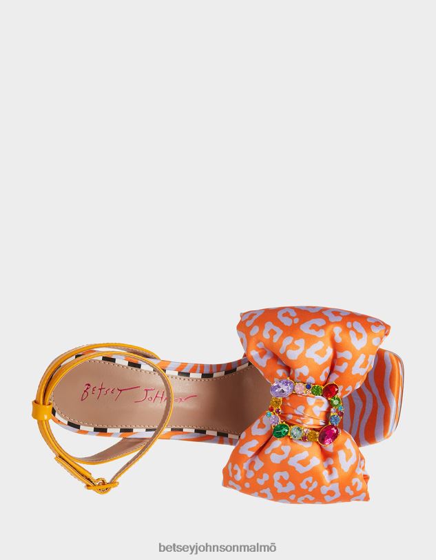 se Betsey Johnson kvinnor pollie orange multi skor 0V8BT55