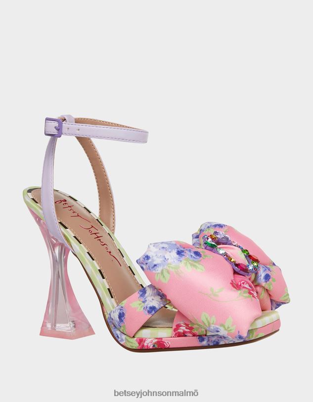 se Betsey Johnson kvinnor pollie rosa multi skor 0V8BT73