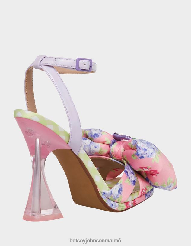 se Betsey Johnson kvinnor pollie rosa multi skor 0V8BT73