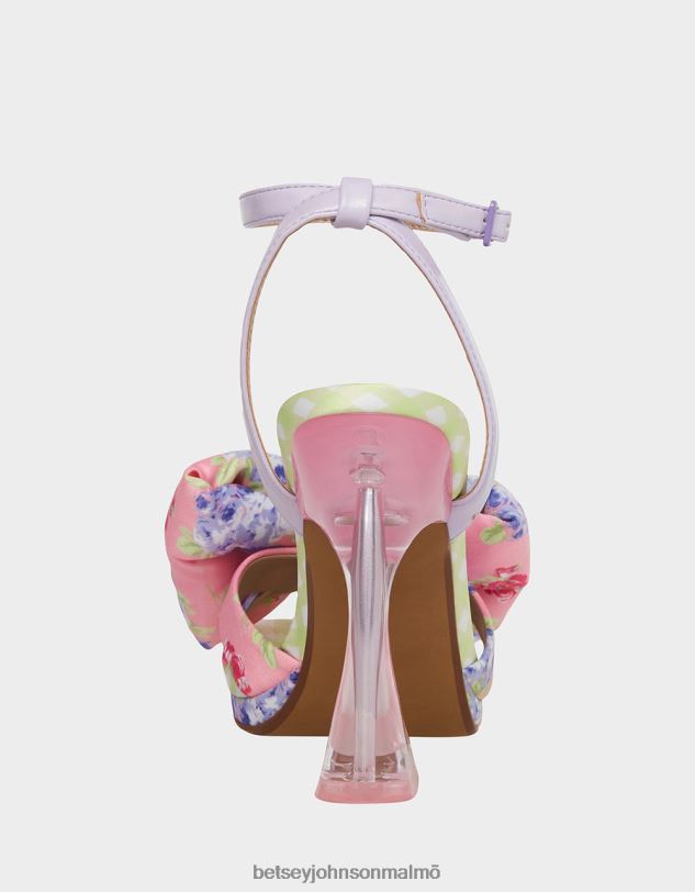 se Betsey Johnson kvinnor pollie rosa multi skor 0V8BT73