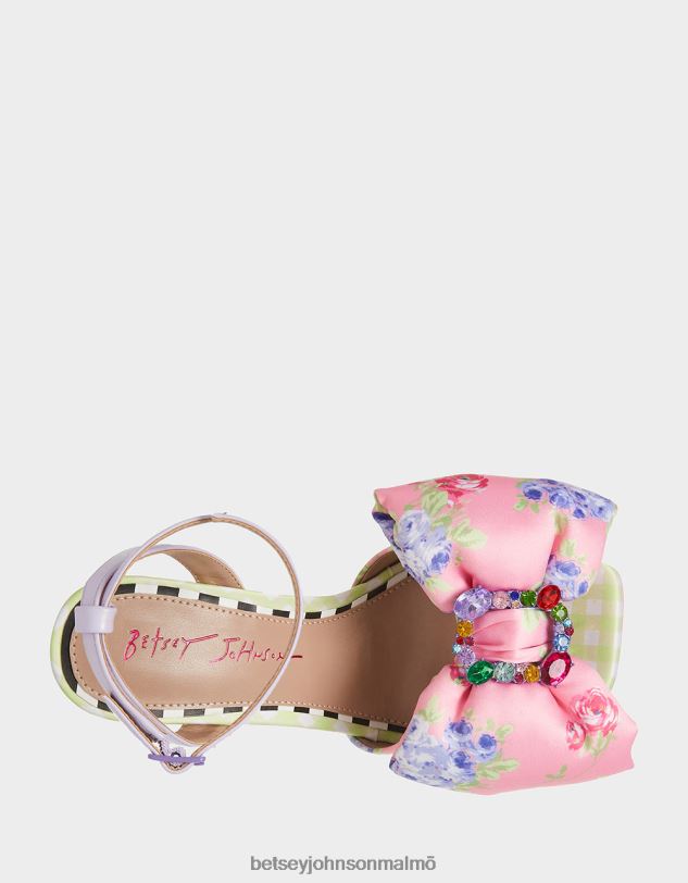 se Betsey Johnson kvinnor pollie rosa multi skor 0V8BT73