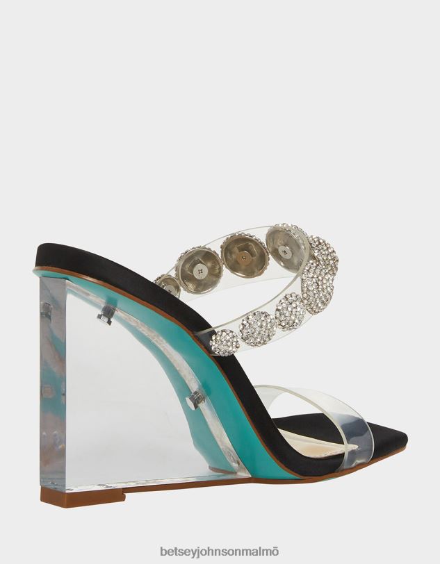 se Betsey Johnson kvinnor troy svart skor 0V8BT163