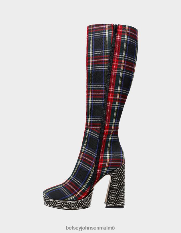 se Betsey Johnson kvinnor valeria svart pläd skor 0V8BT173