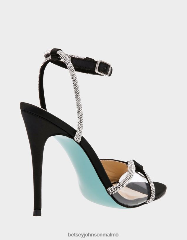 se Betsey Johnson kvinnor vera svart satin skor 0V8BT142