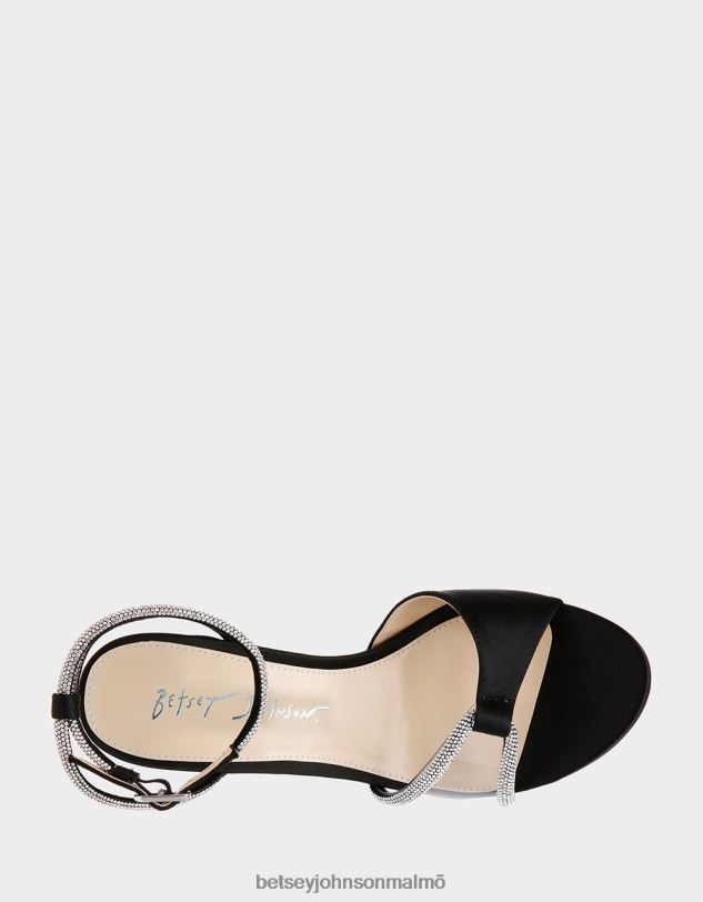 se Betsey Johnson kvinnor vera svart satin skor 0V8BT142