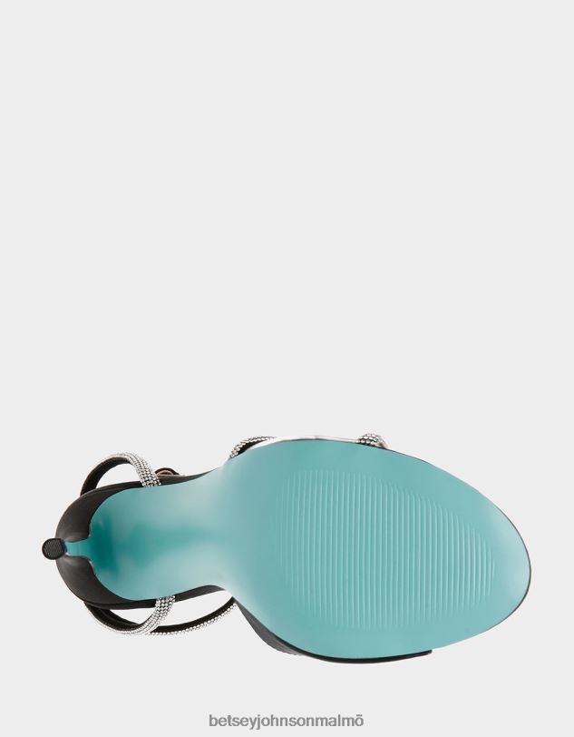 se Betsey Johnson kvinnor vera svart satin skor 0V8BT142