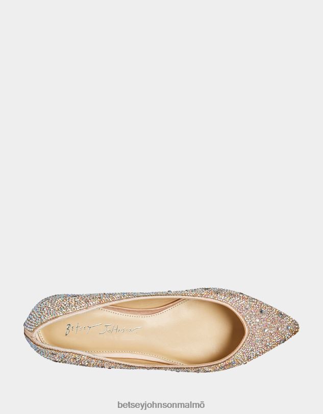 se Betsey Johnson kvinnor sb-jude naken satin skor 0V8BT99