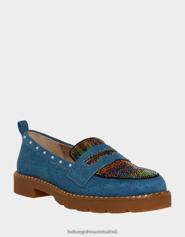 se Betsey Johnson kvinnor halliee denim multi skor 0V8BT168