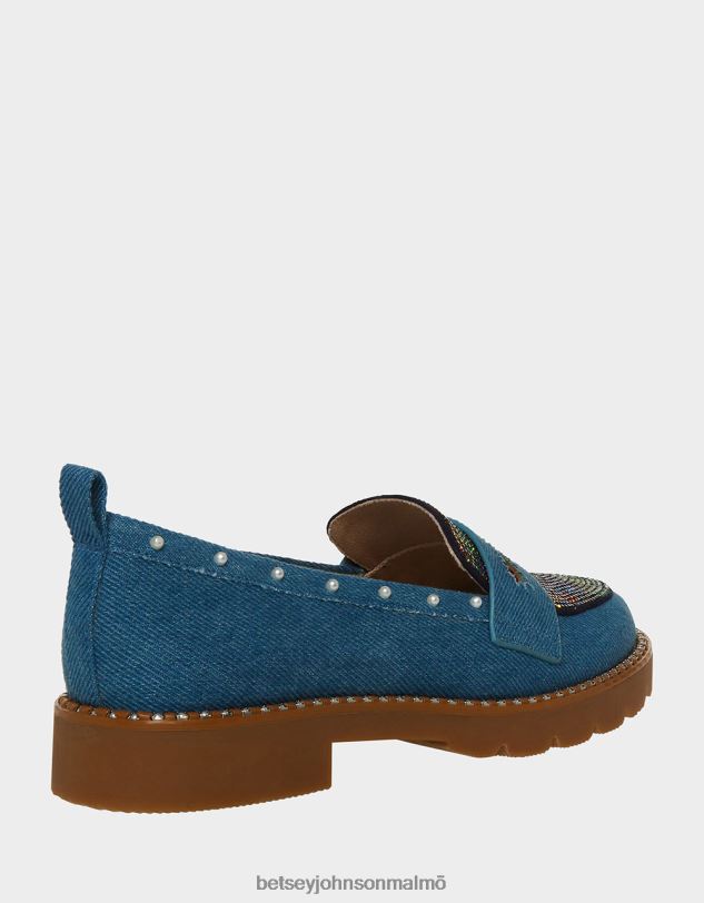 se Betsey Johnson kvinnor halliee denim multi skor 0V8BT168