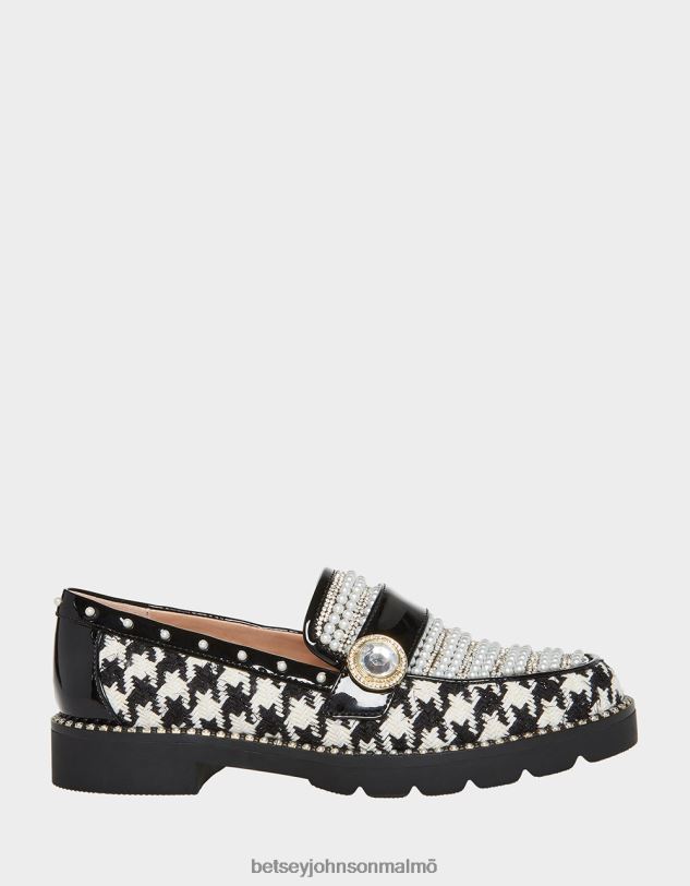 se Betsey Johnson kvinnor mariam svart vit skor 0V8BT118