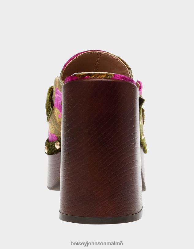 se Betsey Johnson kvinnor aydin grön multi skor 0V8BT123
