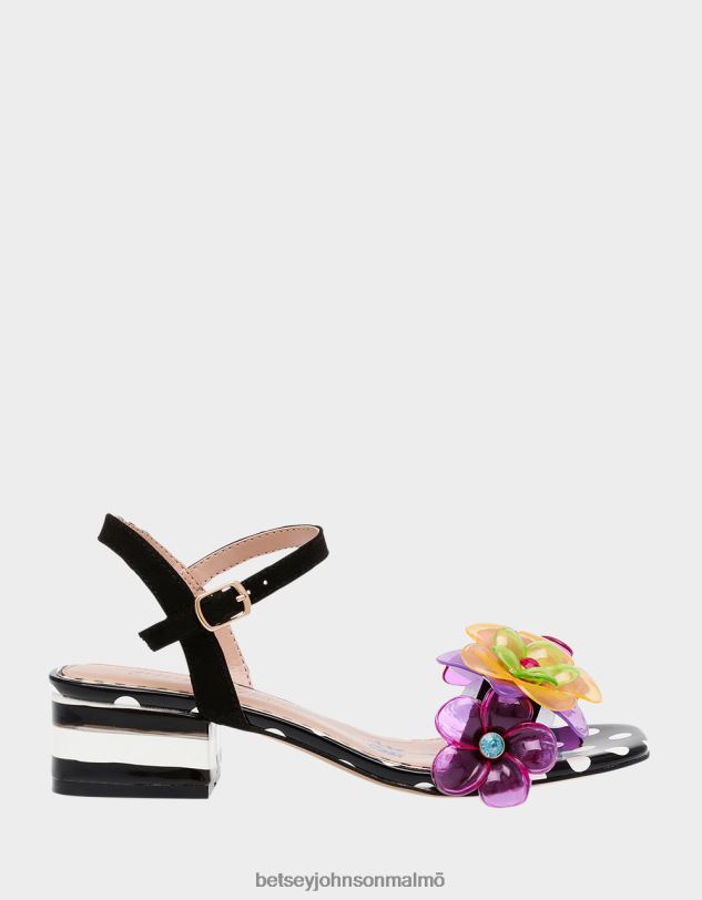 se Betsey Johnson kvinnor dottee svart multi skor 0V8BT57