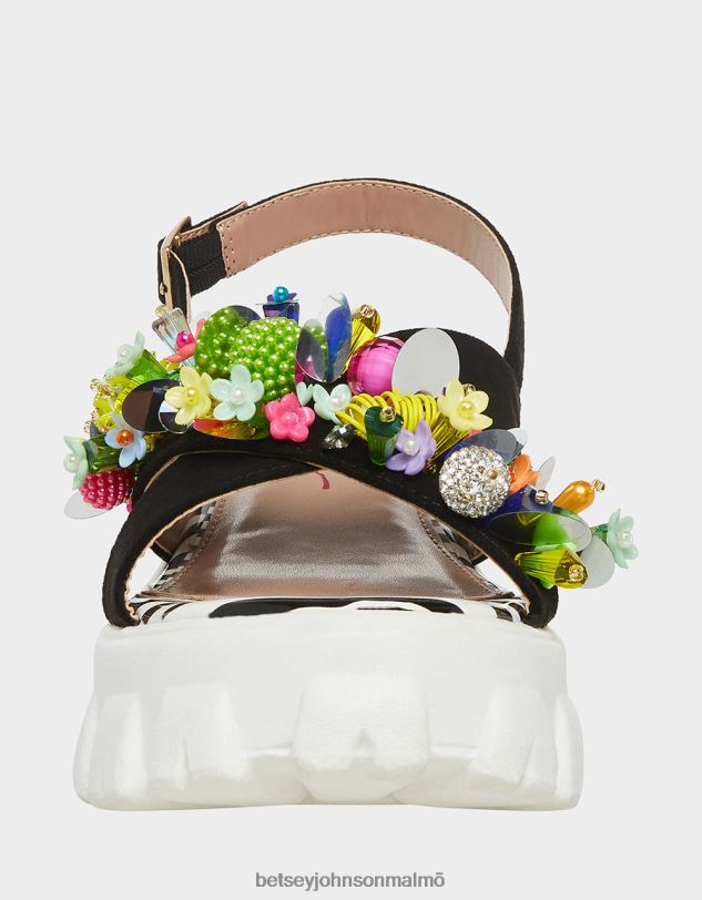se Betsey Johnson kvinnor frankee svart multi skor 0V8BT90
