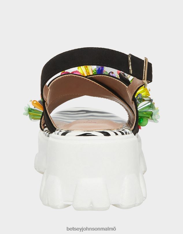 se Betsey Johnson kvinnor frankee svart multi skor 0V8BT90